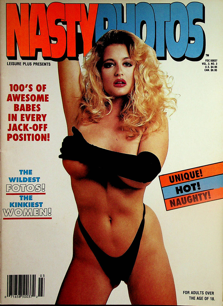 Nasty Photos Magazine  Unique! Hot! Naughty!  vol.3 #3  1991     021925lm-p