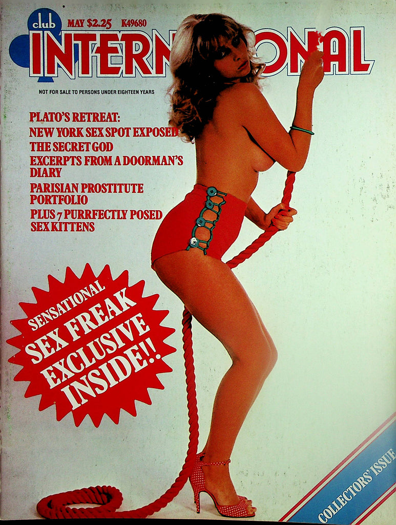 Club International Magazine Covergirl Fanny  / Sensational Sex Freak  May 1978  Paul Raymond   020624lm-p
