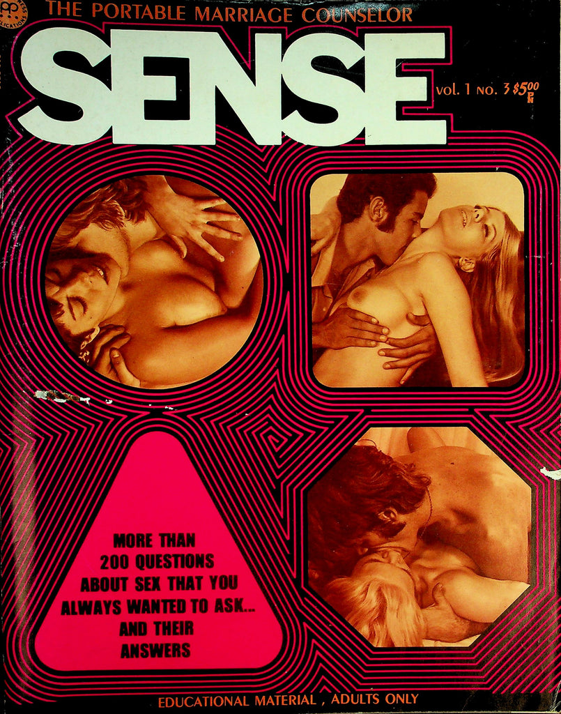Sense Magazine  Sex Answers- Premarital Sex, Safety In Sex, Recreational Sex & More! vol.1 #3  1971    071126lmp-GSC