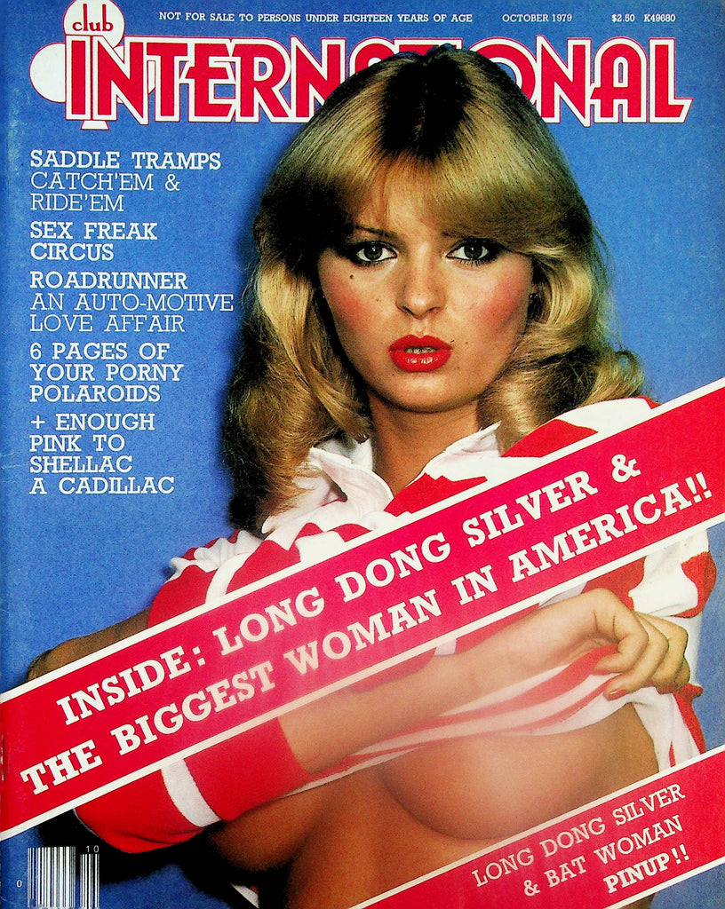 Club International Magazine  Long Dong Silver & Bat Woman  October 1979  061325lm-p