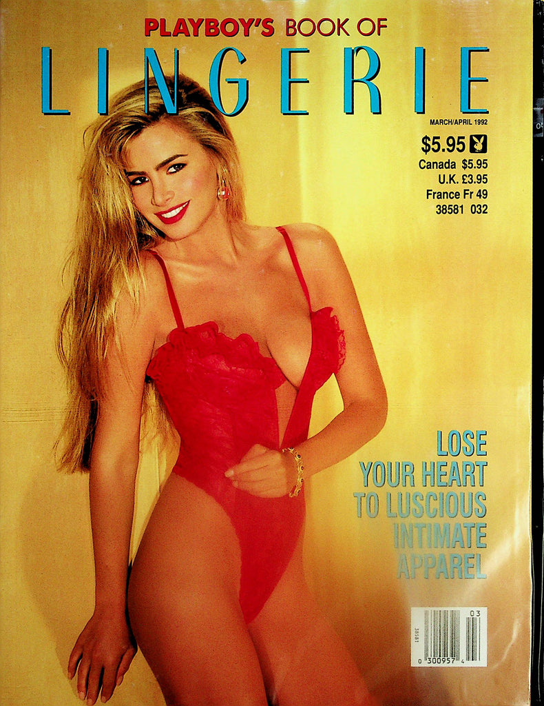 Playboy's Book Of Lingerie Special Edition Magazine  Covergirl Cindy Margolis  March 1992   041125lm-p