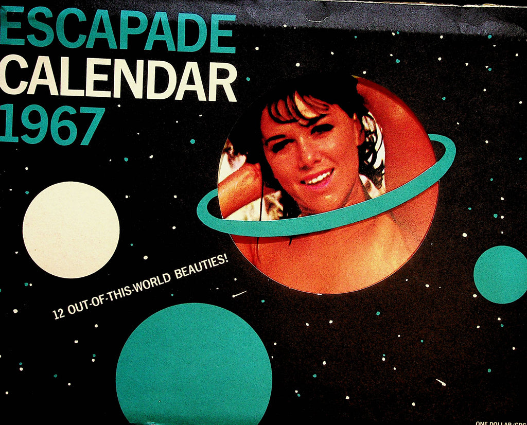 Escapade Vintage  1967 Wall Calendar   12 Out-Of-This World Beauties    060226AMP-