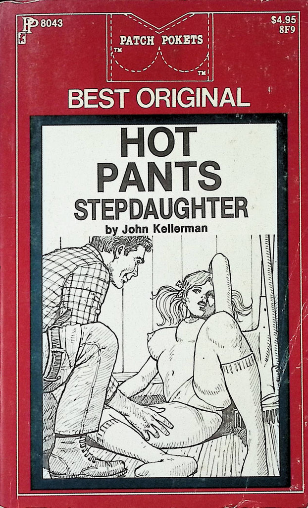 Hot Pants Stepdaughter by John Kellerman PP8043 1978 Patch Pokets Book Adult Paperback Novel-091224AMP