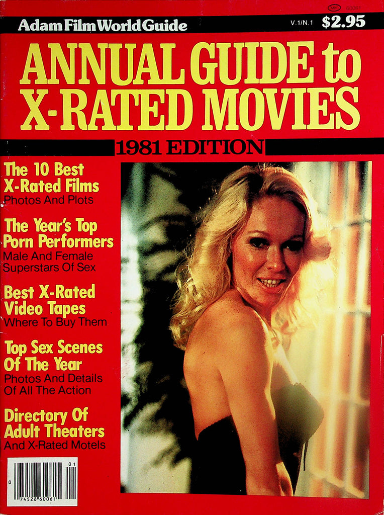 Adam Film World Annual Guide To X-Rated Movies  Marilyn Chambers, John Holmes   1981 Edition     062024lm-p