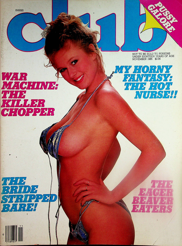 Club Magazine   My Horny Fantasy: The Hot Nurse!  November 1985      060324lm-p