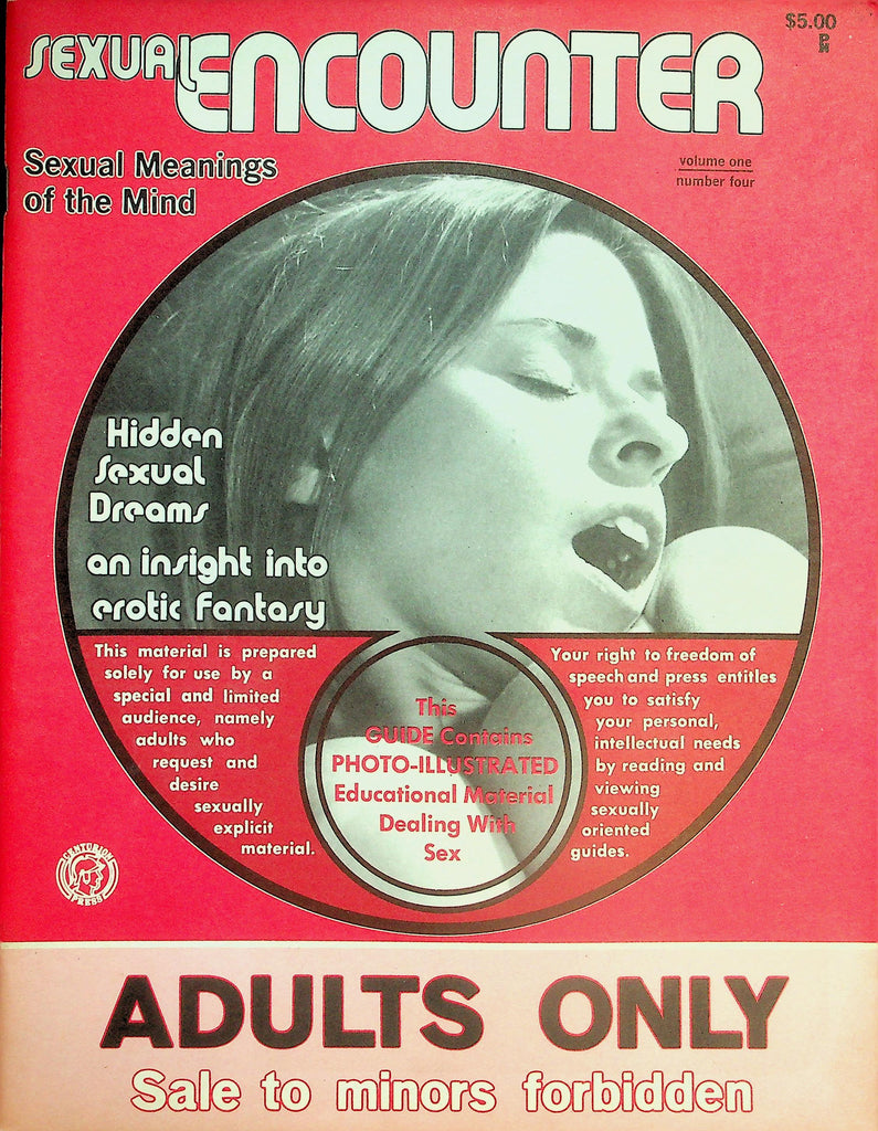 Sexual Encounter Magazine  Hidden Sexual Dreams - An Insight Into Erotic Fantasy vol.1 #4  1972    062426lmp-GSC