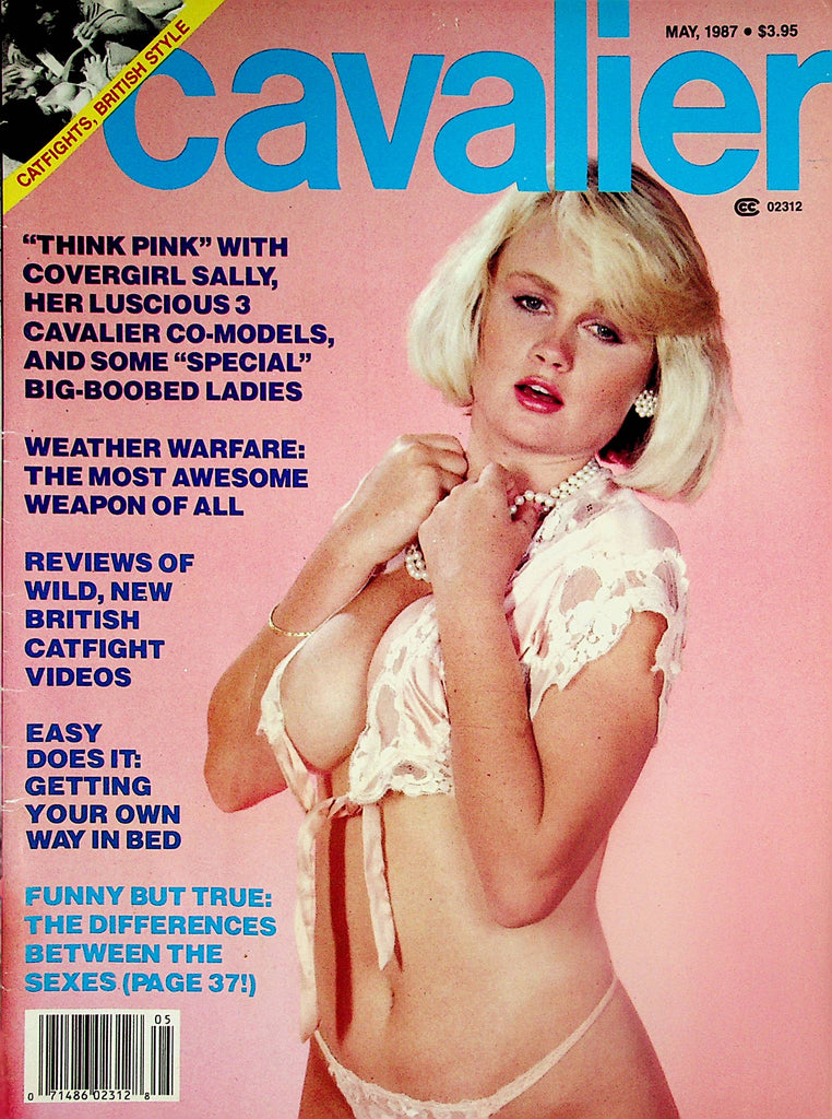 Cavalier Magazine   Covergirl Sally / Catfights British Style  May 1987    051724lm-p