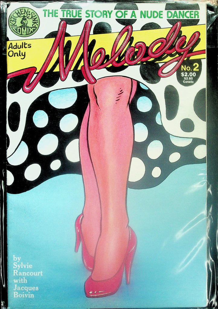 Melody Adult Comic   The True Story Of A Nude Dancer  #2  1988     121925lmp