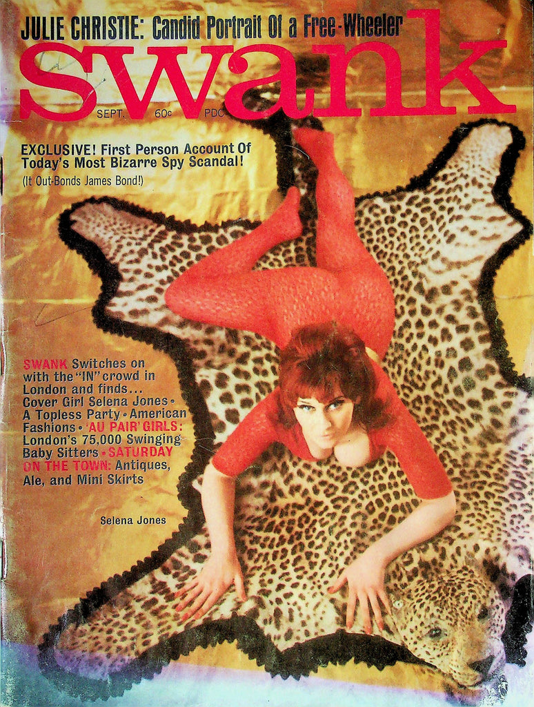 Swank Men's Magazine Selena Jones & Julie Christie September 1966 061824RP
