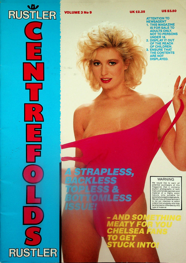 Rustler Centrefolds Magazine  Chelsea  vol.3 #9  1980's     081025lm-p