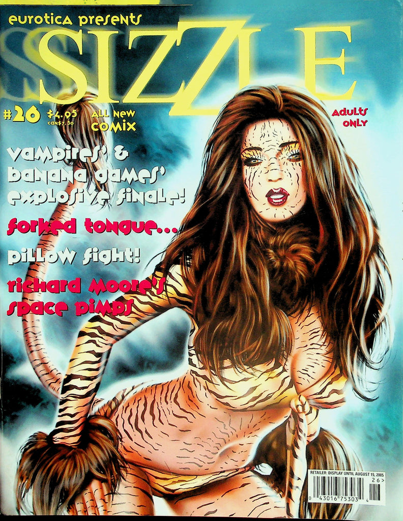Sizzle Adult Comic Magazine  Vampires' & Banana Games' Explosive Finale!  #26  2005    by Eurotica     030326lmp