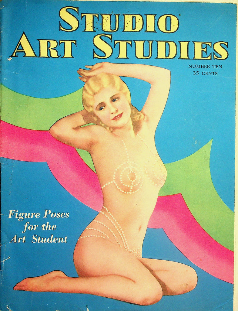 Studio Art Studies Vintage Magazine  Nude Figure Poses For The Art Student  #10 1960   071526lmp-GSC