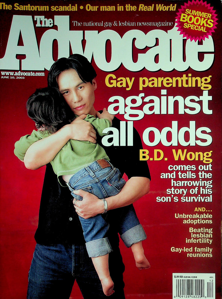 The Advocate Gay & Lesbian Magazine   Gay Parenting Against All Odds  June 10, 2003    042426lmp