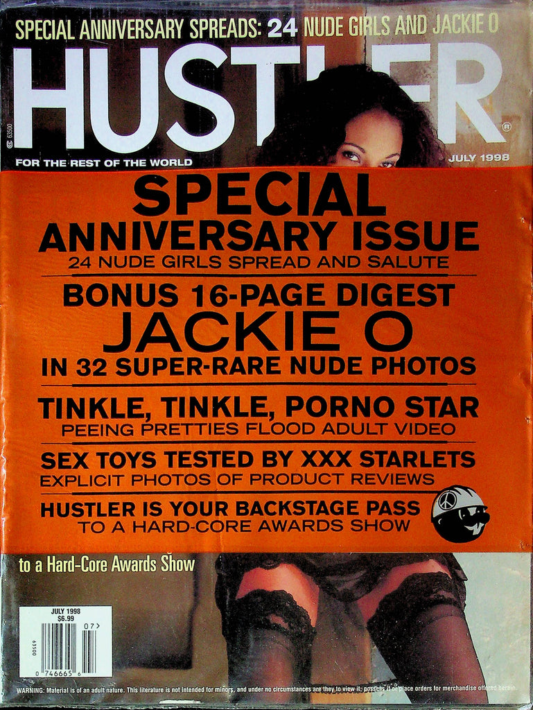 Hustler Magazine Special Anniversary Issue Jackie O & Sex Toys July 19 –  Mr-Magazine