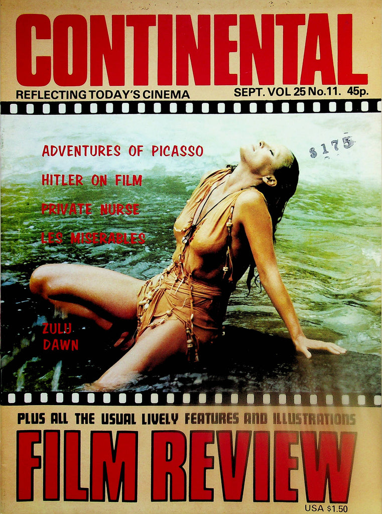 Continental Film Review Magazine  Cover: Ursula Andress   vol.25 #11 September 1978    050425lm-p