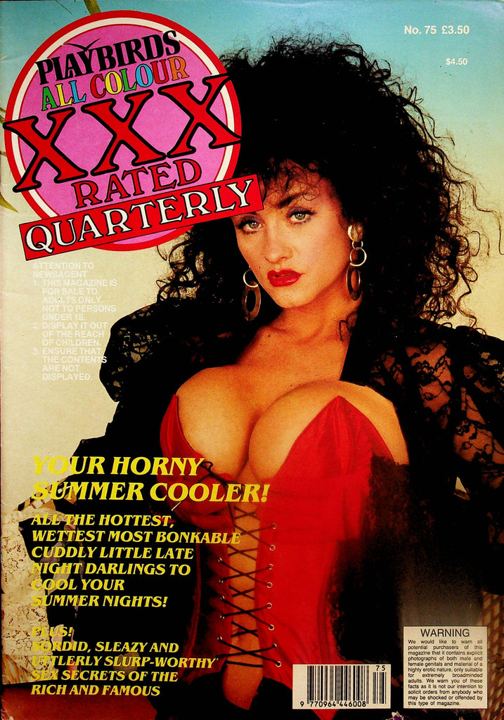 Playbirds XXX Quarterly Magazine  Your Horny Summre Cooler  #75 1990's    062125lm-p