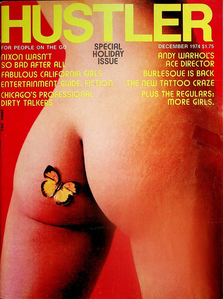 Hustler Magazine  The New Tattoo Craze / California Girls / Centerfold Patti  December 1974      121124lm-p