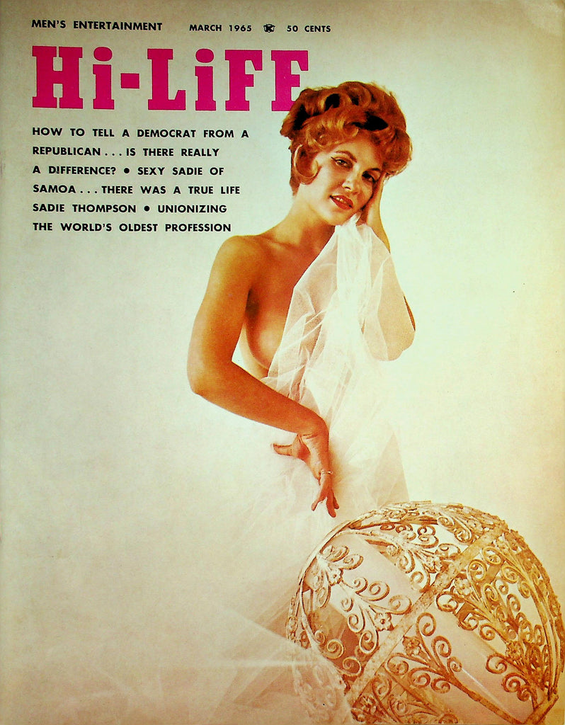 Hi-Life Magazine  Cover Girl Uncovered Claudine Hagen  March 1965   033026lmp