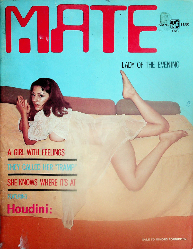 Mate Magazine  Lady Of The Evening / Featuring Houdini  vol.2 #3  1969   102225lm-p