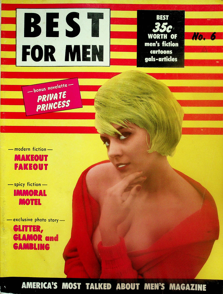 Best For Men Magazine   Gail Is A Gas! / Novelette- Private Princess  #6  1962   102525lm-p
