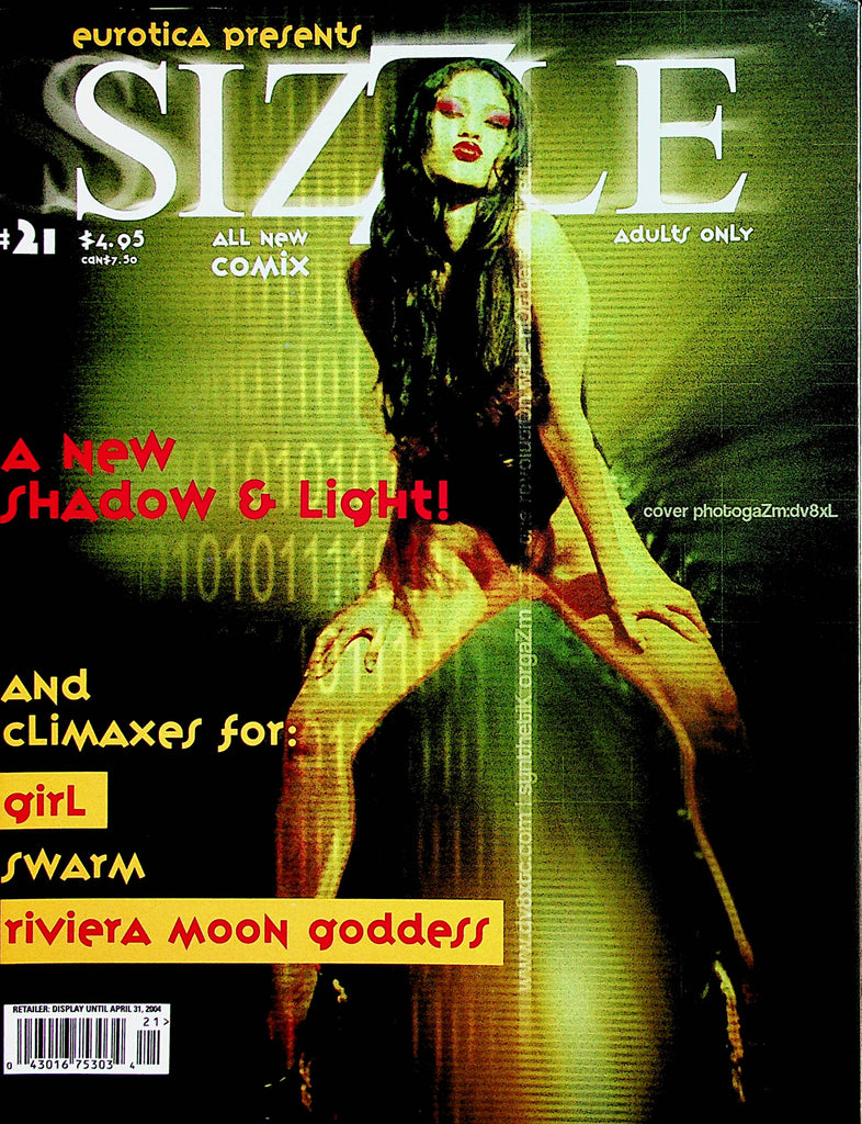 Sizzle Adult Comic Magazine Riviera Moon Goddess  #21  2004   by Eurotica     120824lm-p