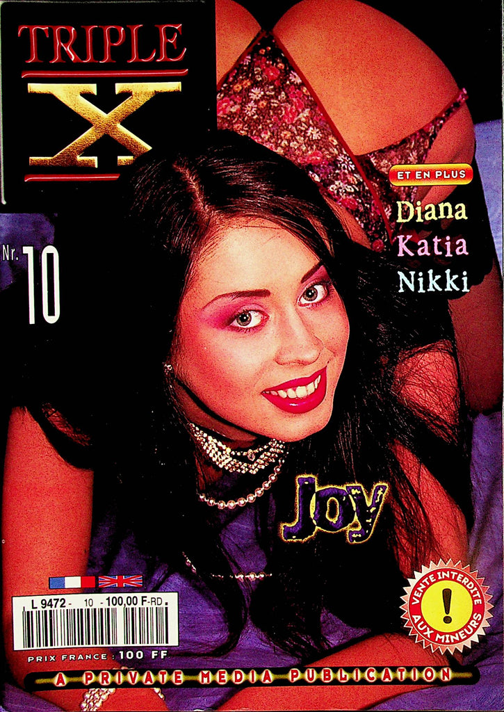Triple X International Digest Magazine  Covergirl Joy  #10  1994 by Private   092823lm-p2