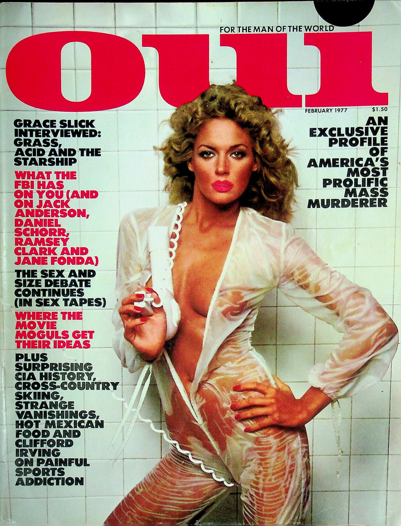 OUI Magazine Ft. Grace Slick February 1977 021925RP