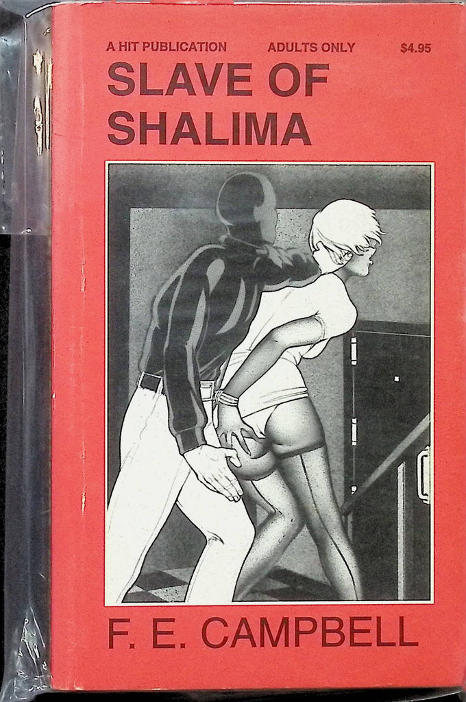 Slave of Shalima by FE Campbell HIT195 1990s HOM House of Milan Bondage HIT Publication Adult Paperback Novel-090924AMP