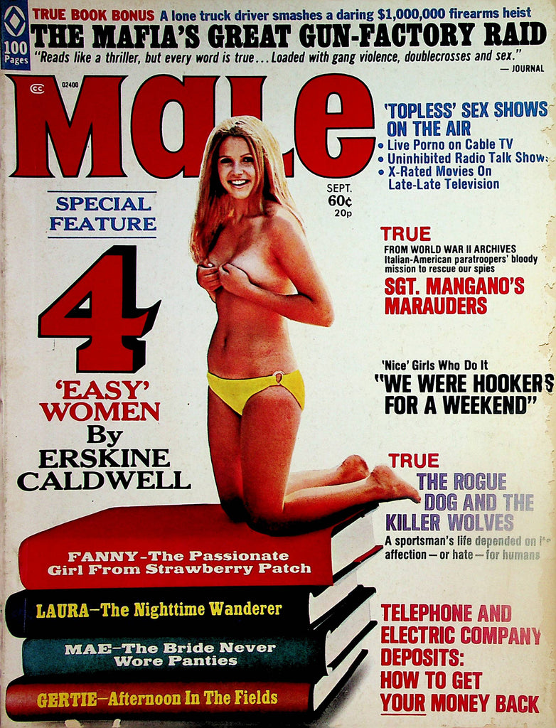 Male Magazine   4 'Easy' Women by Erskine Caldwell  September 1973     062824lm-p2