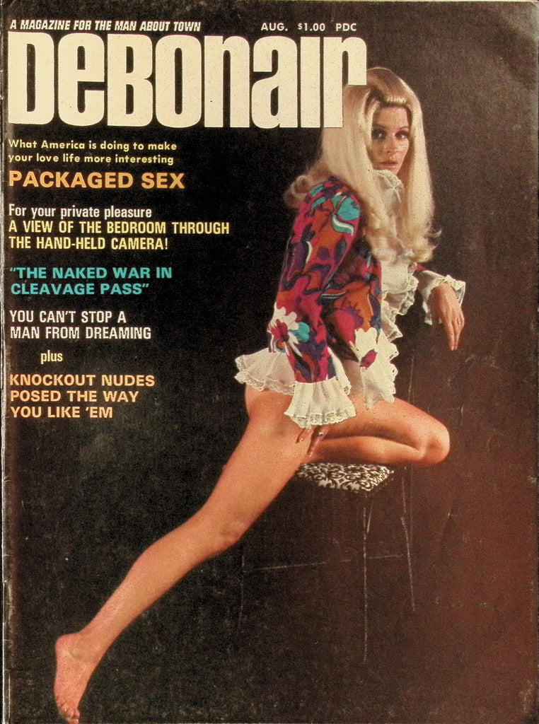 Debonair August 1970 Vol 5 #6 1970 The Naked War packaged Sex 122425AMP