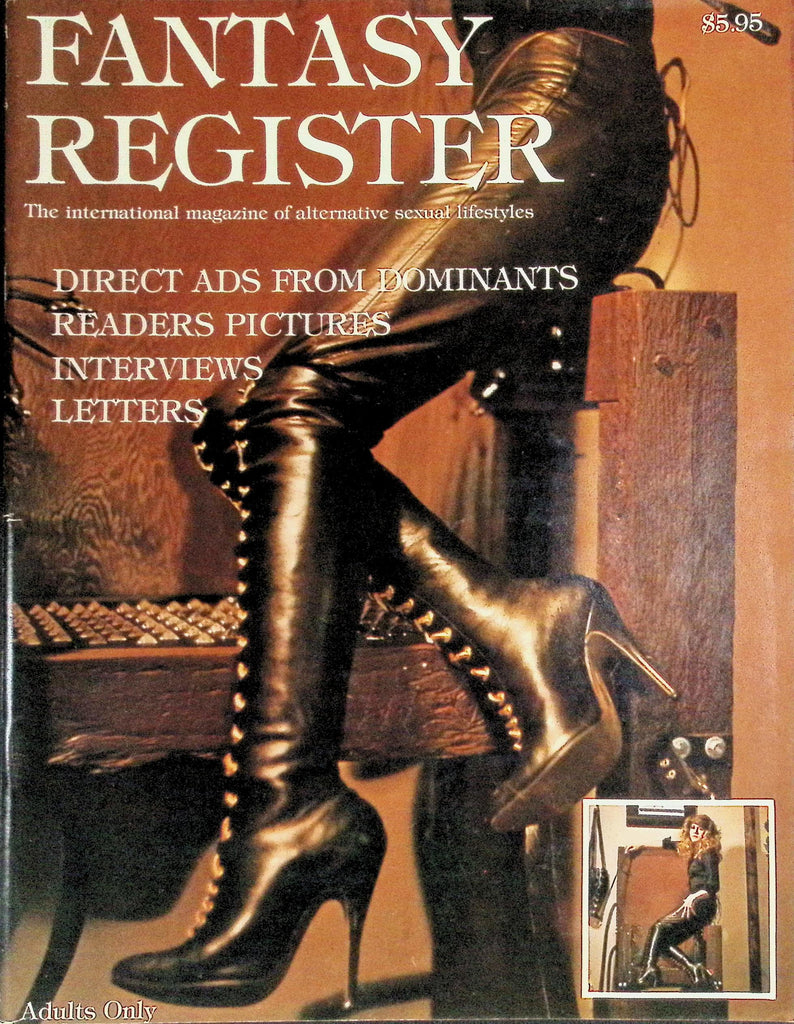 Fantasy Register Magazine 1980s Alternative Sexual Lifestyles, S&M  100526LLP