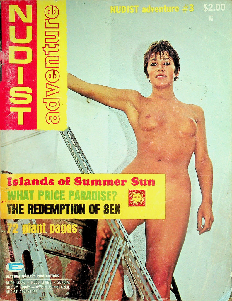 Nudist Adventure Magazine  Islands Of Summer Sun / The Redemption Of Sex  #3  July 1965 by Elysium    051126lmp