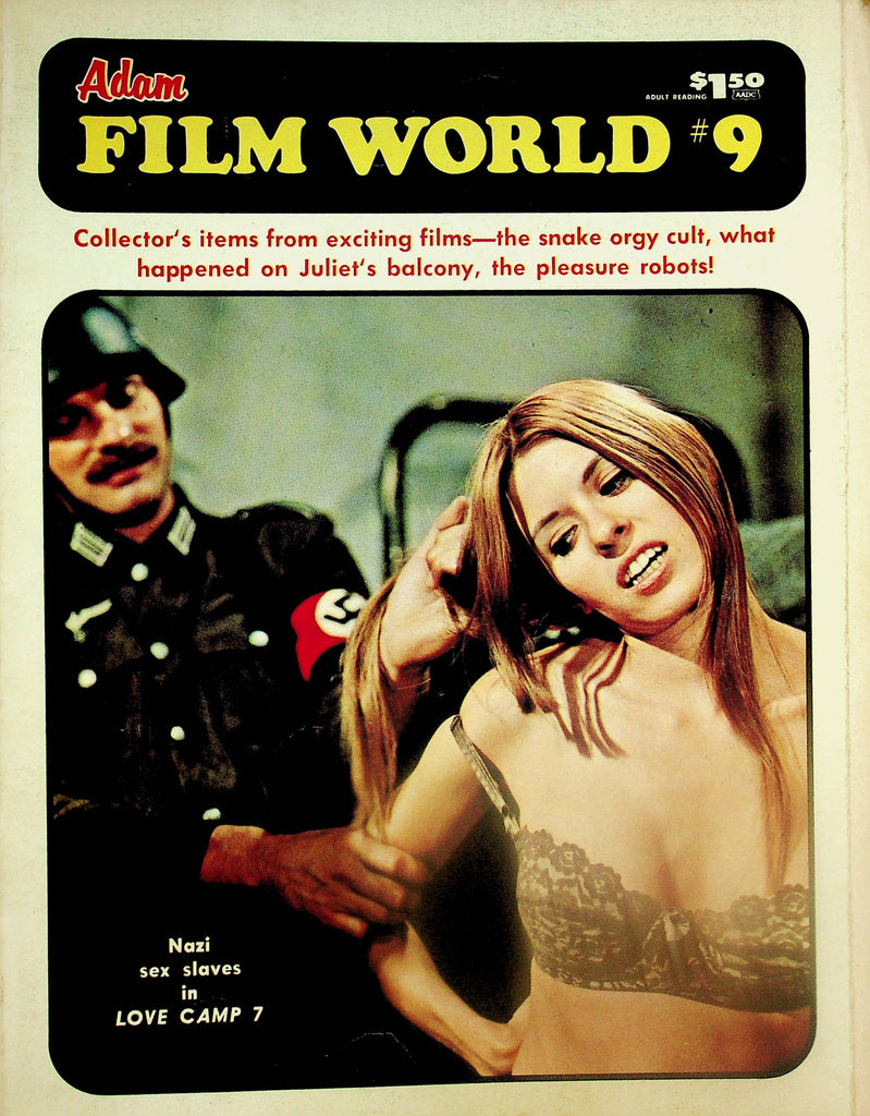 Adam Film World Magazine  Cover:  Sex Slaves in Love Camp 7  #9 1969   051225lm-p