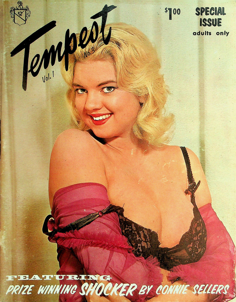 Tempest Magazine  Featuring Prize Winning Shocker By Connie Sellers vol.1 #3  1962      092926lmp-GSC