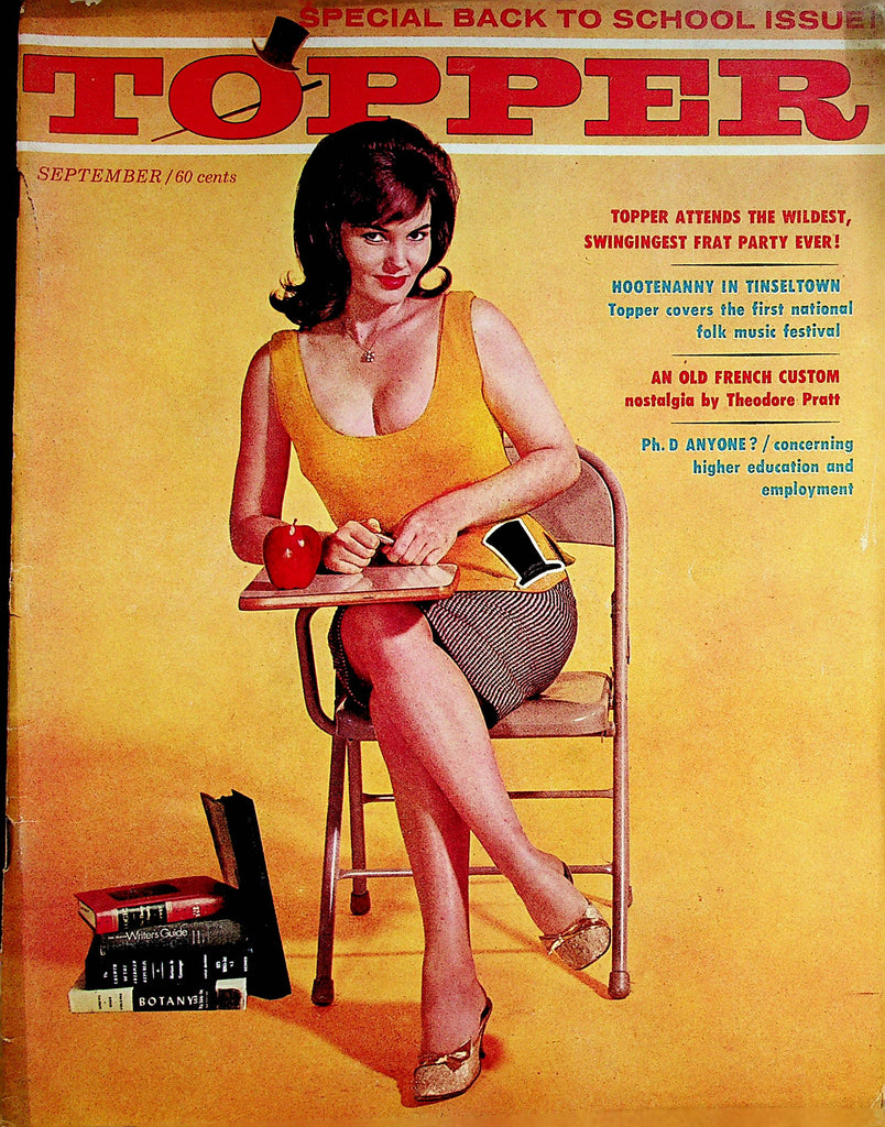Topper Busty Vintage Magazine Melody Powell  September 1963   051323lm-p
