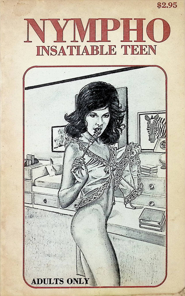 18+ Nympho Insatiable Teen ER-141 1981 Star Distributors Adult Paperback Novel-080224AMP