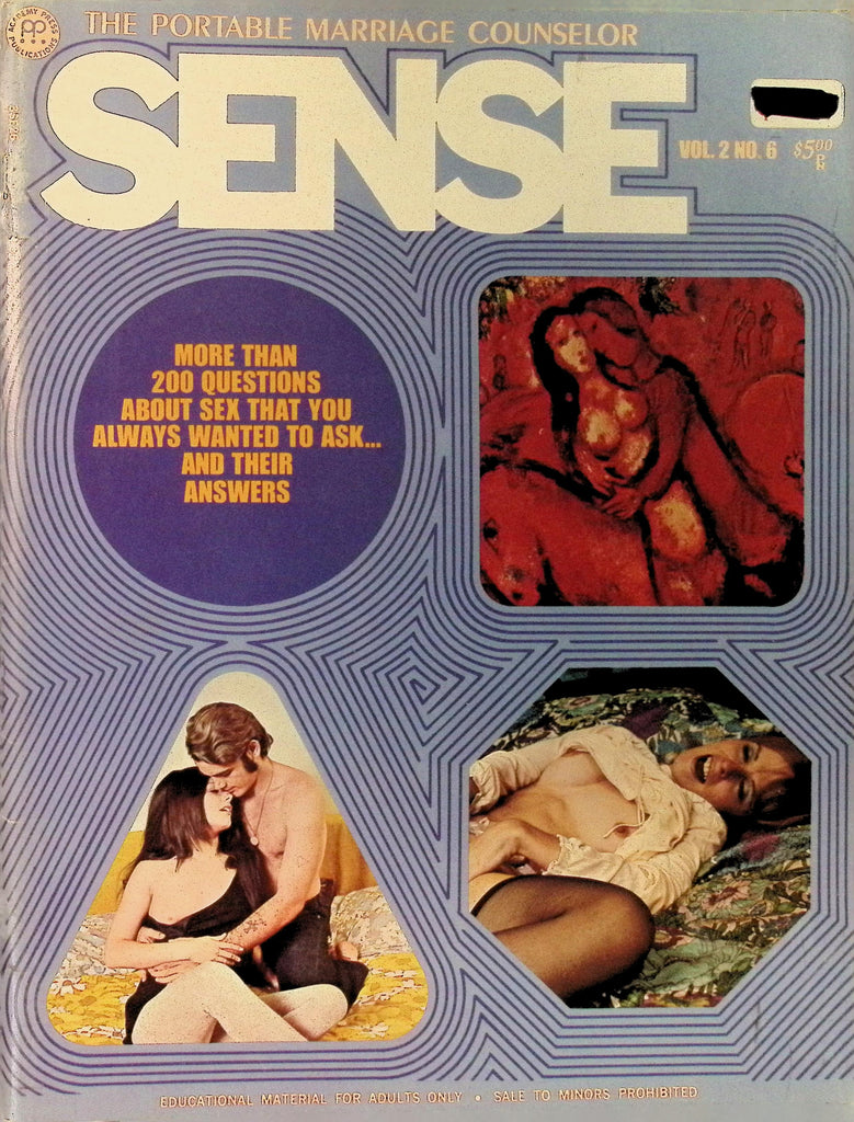 Sense Vol 2 #6 The Portable Marriage Counselor Magazine 1972 060926AMP