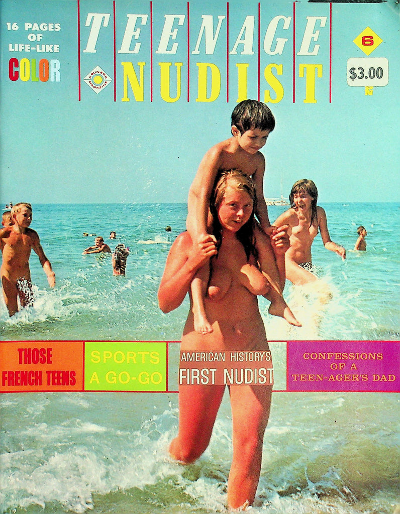 Teenage Nudist 18+ Magazine  Sports A Go-Go / American History's Fist Nudist  #6  1965   081826lmp-GSC
