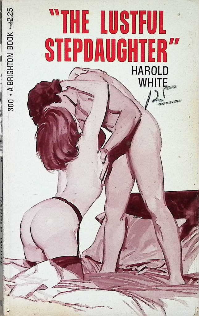 The Lustful Stepdaughter by Harold White 300 1977 A Brighton Book Adult Erotic Paperback Novel-053024AMP