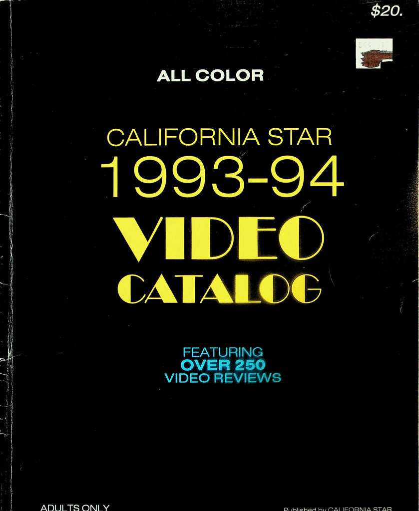 California Star 1993-1994 Video Fetish Catalog  Over 250 Reviews         120325lmp