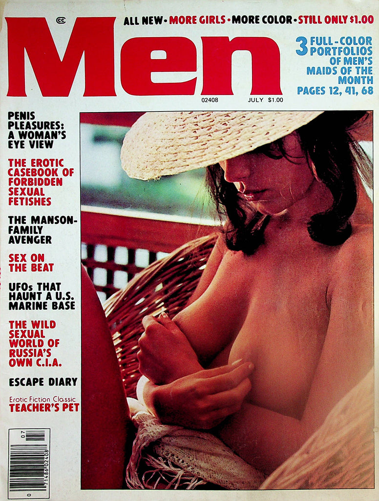 Men Magazine  Centerfold Girl Tania Hurst  July 1976  082324lm-p