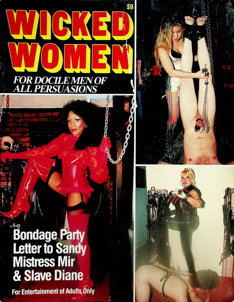 Wicked Women Fetish Magazine  Mistress Mir / Bondage Party  Esoteric Press  1993  072225lm-p