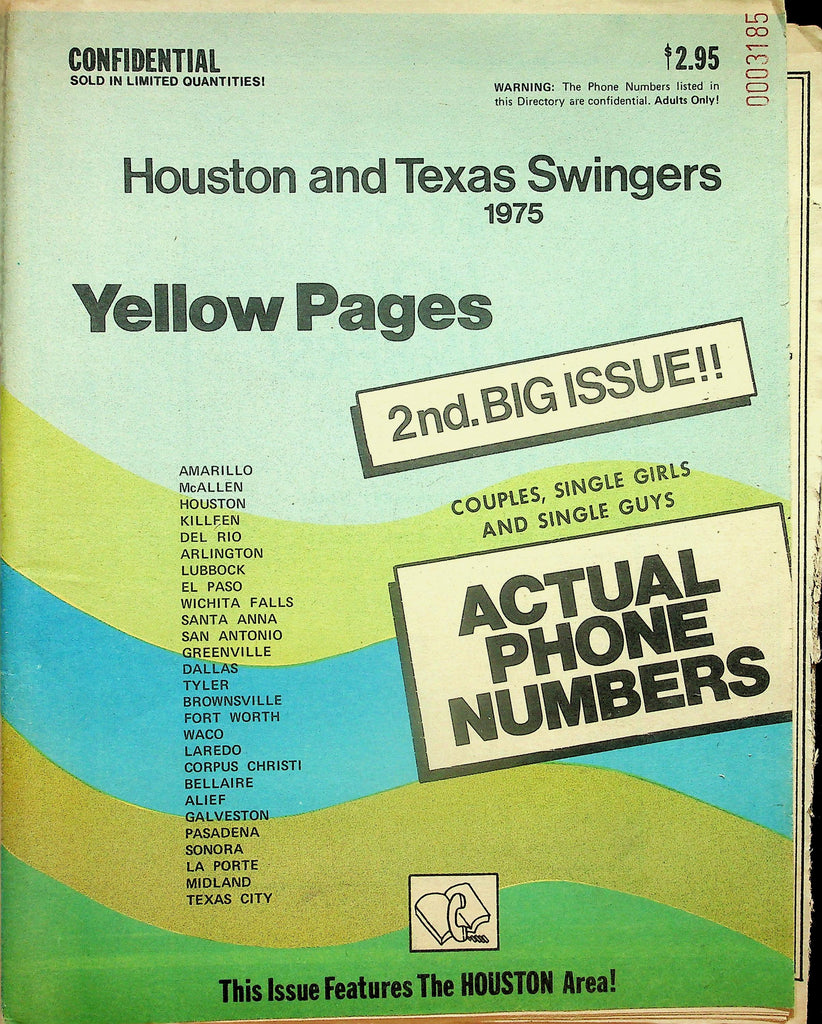 Houston and Texas Swingers Yellow Pagers 1975 Newspaper    052726lmp2-GSC