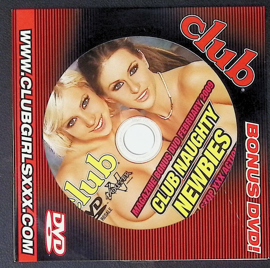 club Magazine Club Naughty Newbies Adult Bonus DVD Feb 2009 121725AKDVD-B9