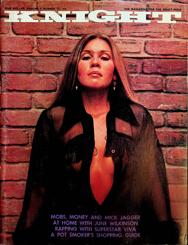 Knight Magazine  At Home With June Wilkinson / Mobs, Money & Mick Jagger  vol.7 #12  1970    121224lm-p