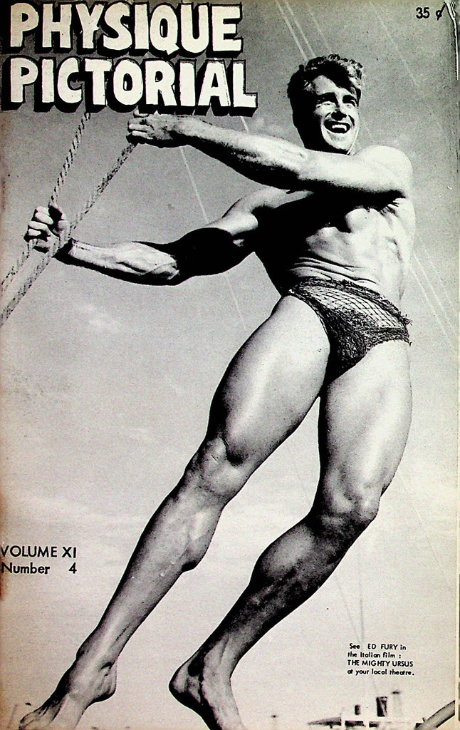 Physique Pictorial Men's Gay Interest Digest   Ed Fury  vol.XI  #4  May 1962   102124lm-p