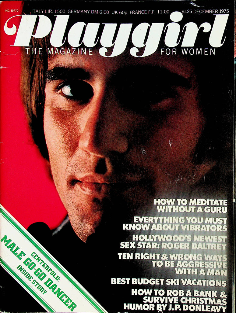 Playgirl Magazine  Cover and Centerfold Guy Jeramiah  December 1975     070224lm-p