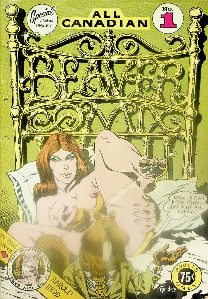 Adult Beaver Comix  All Canadian  Special Origin Issue!  #1  1973    111325lm-p