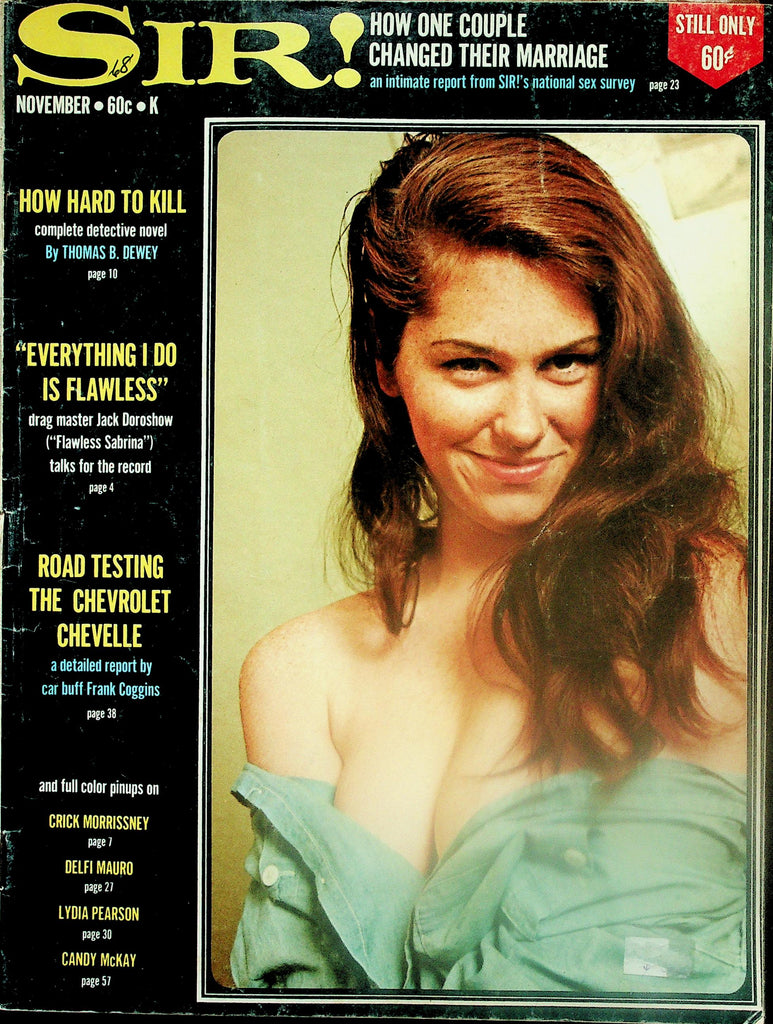 Sir! Magazine  Centerfold Girl Lydia  November 1968     120725lmp