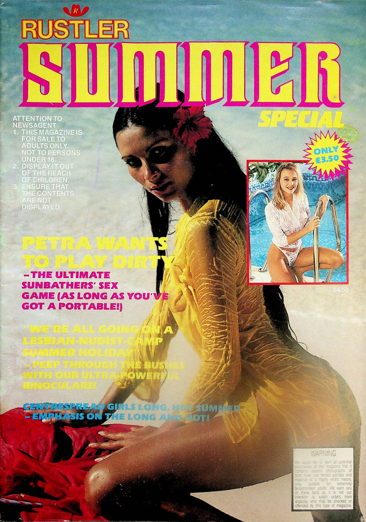 Rustler Summer Special Magazine  Petra Wants To Play Dirty   1990's    071725lm-p